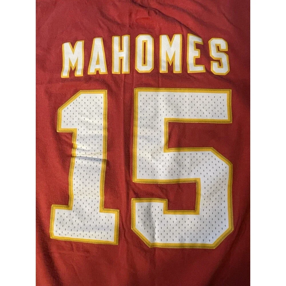 Fanatics Kansas City Chiefs Patrick Mahomes #15 NFL Red Shirt Men's XL